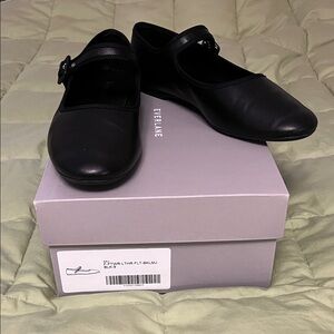 Black Everlane Mary Jane flats